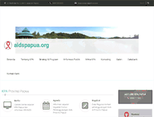 Tablet Screenshot of aidspapua.org